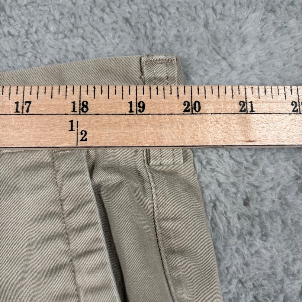 Duluth Trading Co Mens Flex Ballroom Khakis Tan Pants 40x32 Zipper Side Pocket - Picture 4 of 10